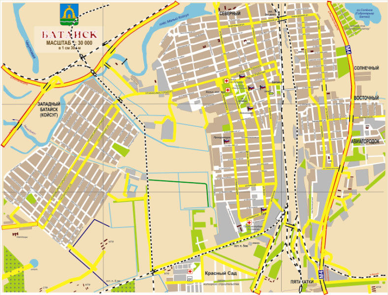 Новочебоксарск карта города с улицами и домами