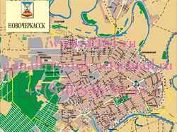 Карта города Новочеркасска