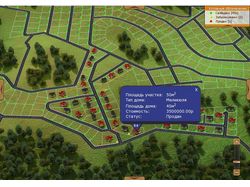 Интерактивная карта коттеджного поселка