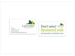 Визитки для Leicester animal rescue