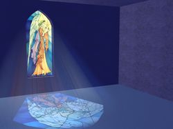 объёмный свет, витраж объёмный свет, витраж