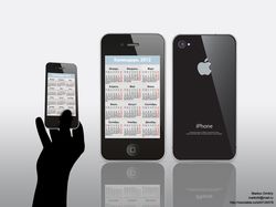 Календарь IPhone 4