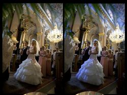Обработка свадебного фото- ретушь + цветокоррекция