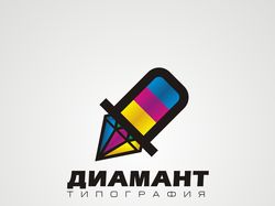 Типография Диамант - новый логотип