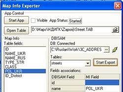 Извлечение объектов MapInfo