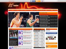 Сайт для баскетбольной команды