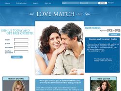 Рекламный сайт: Love Match