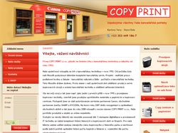 Сайт чешской компании по печати КопиПринт