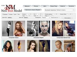 Сайт модельного агентства New Best Model