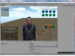 Изменение внешнего вида актёра в Unity 3D