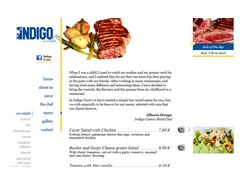 Сайт для ресторана Indigo Costa (Испания) - 3