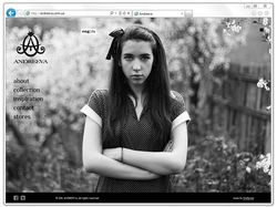 Сайт украинского фешн дизайнера Ольги Андреевой