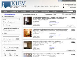 Сайт-каталог агентства недвижимости.