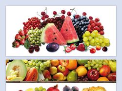 Оформление окна и форточки продуктового магазина
