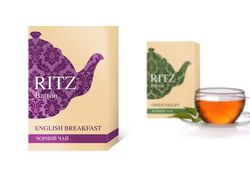 Концепт упаковки чая RITZ Barton