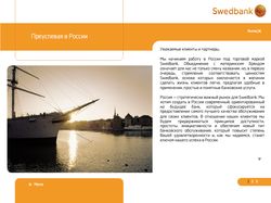 Презентация банка Swedbank