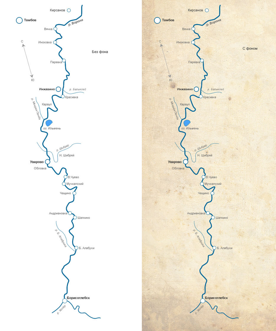 Воронеж куда впадает река схема