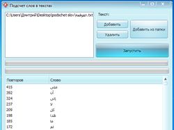 Анализатор арабских текстов