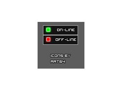 Icons on-line & off-line