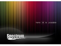 Постер. "Spectrum - here all is possible".