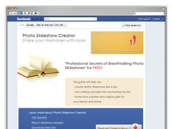 Дизайн промо-страницы для Facebook