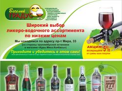 Флаер Веселый градус