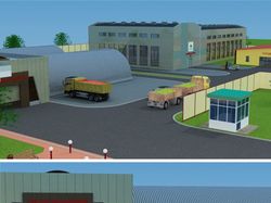 3D-визуализация соко-консервного завода