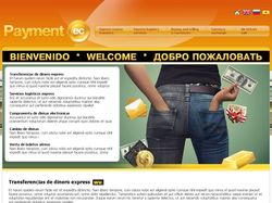 Сайт для платежного сервиса в Эквадоре