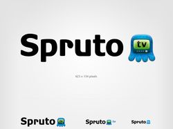 Логотип для видео портала Spruto TV