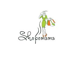 Логотип интернет-магазина "Шопомама"