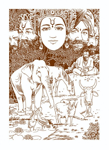 иллюстрация к Бгахавад-Гита, гл.11.jpg