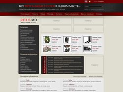 Сайт-каталог ритуальных услуг