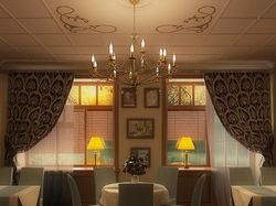 Проект интерьера ресторана. Vip-зал.
