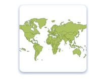 Карта мира (228 стран)