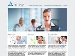 Сайт-визитка для BFCorp