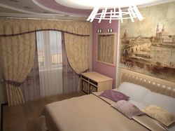 Спальня с фреской.