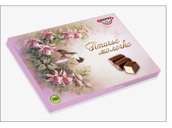 Создание дизайна конфетной коробки (птичье молоко)