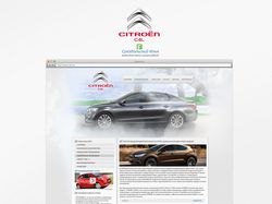 Дизайн сайта CITROEN C4 L / Ситроен