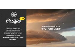 Pacifico - Fullscreen template with Motion Slider