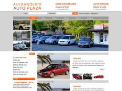 Дизайн сайта на автомобильную тематику.
