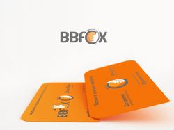 Креативная визитка Bfox