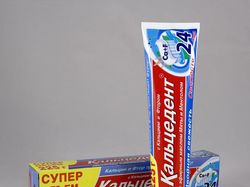 Серия зубных паст "Кальцедент-Двойная свежесть"