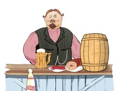 Иллюстрация "Вологодский купец"