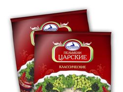 упаковка для пельменей "Царские" Петрохолод