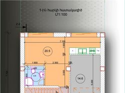 План первого этажа 3-х этажного дома