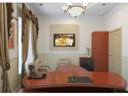 Кабинет руководителя в классическом стиле1.2